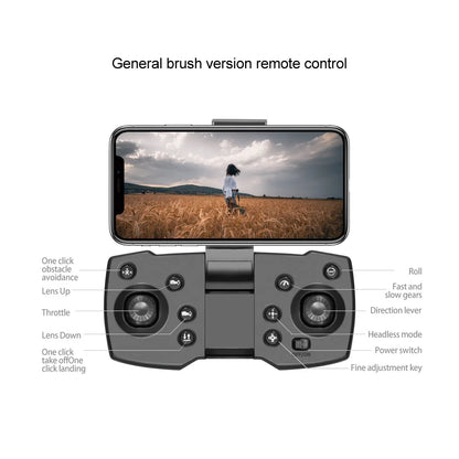 V168 Drone Pro Three Camera 8K Wide Angle GPS Four-way Obstacle Avoidance