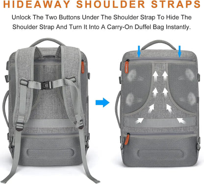 Travel Backpack 5-piece Set Expandable Waterproof- Oxford Material.