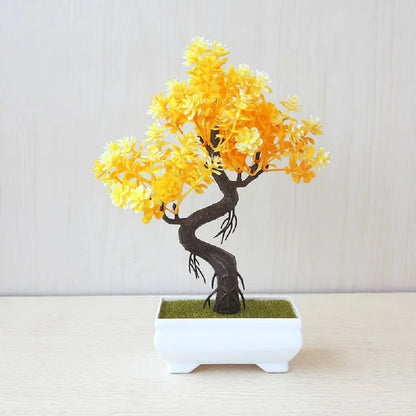 Artificial Plant Bonsai Tree Potted Garden + Home Ornament 6 for 3