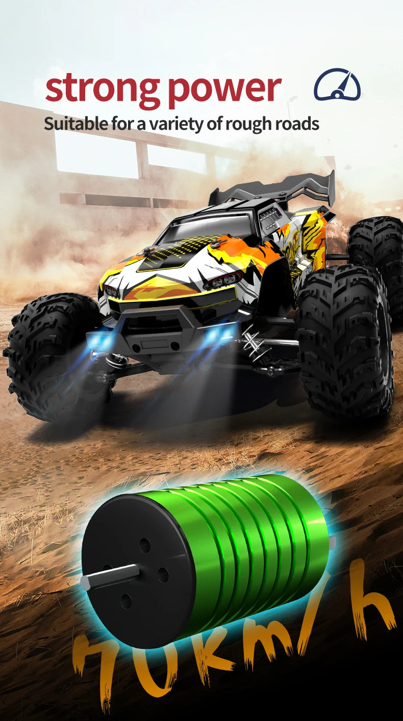 Remote Control Car Brushless 4WD 1:16 Fast and Strong 70KM/H High-Speed