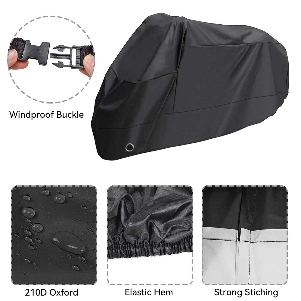 Motorcycle cover tarpaulin Cloth Protector waterproof Rain Dustproof