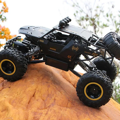 4WD RC Car With Led Lights. 1:12 / 1:16  2.4G Radio Remote Control Buggy.