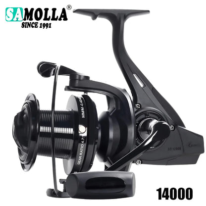 🐟 Fishing Reel SUS 7+1BB Speed 4.7:1 25KG Max Drag Big Metal Spool 🐟