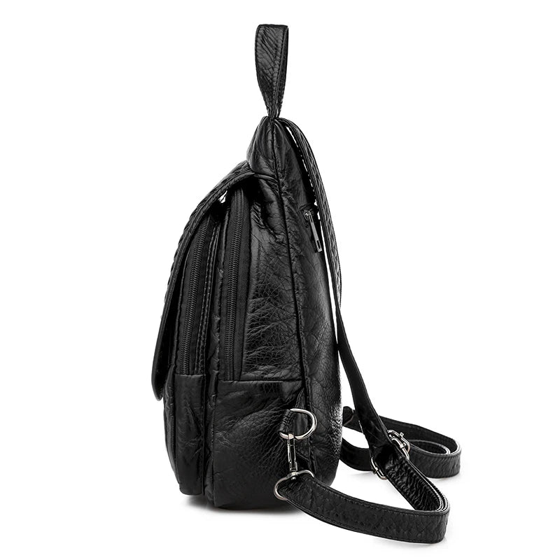 Backpack Genuine Sheepskin Small High Quality Soft Leather Shoulder Bag