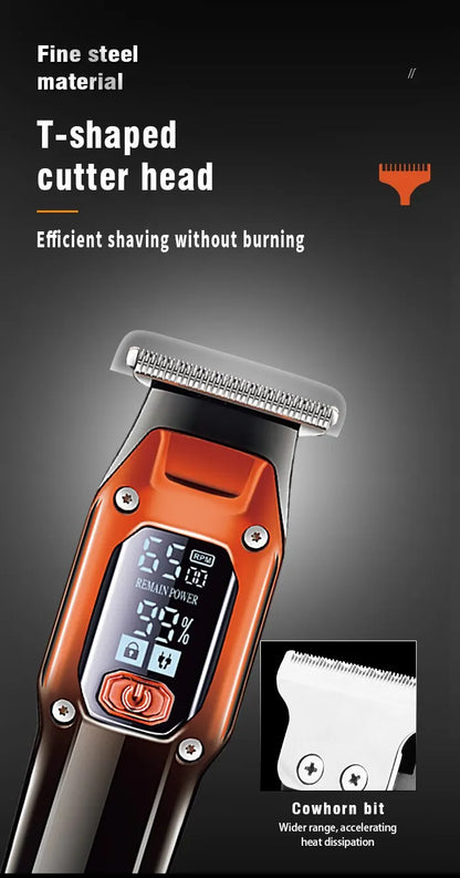 Hair Trimmer Clipper Professional Trimmer Electric Kemei Rechargeable