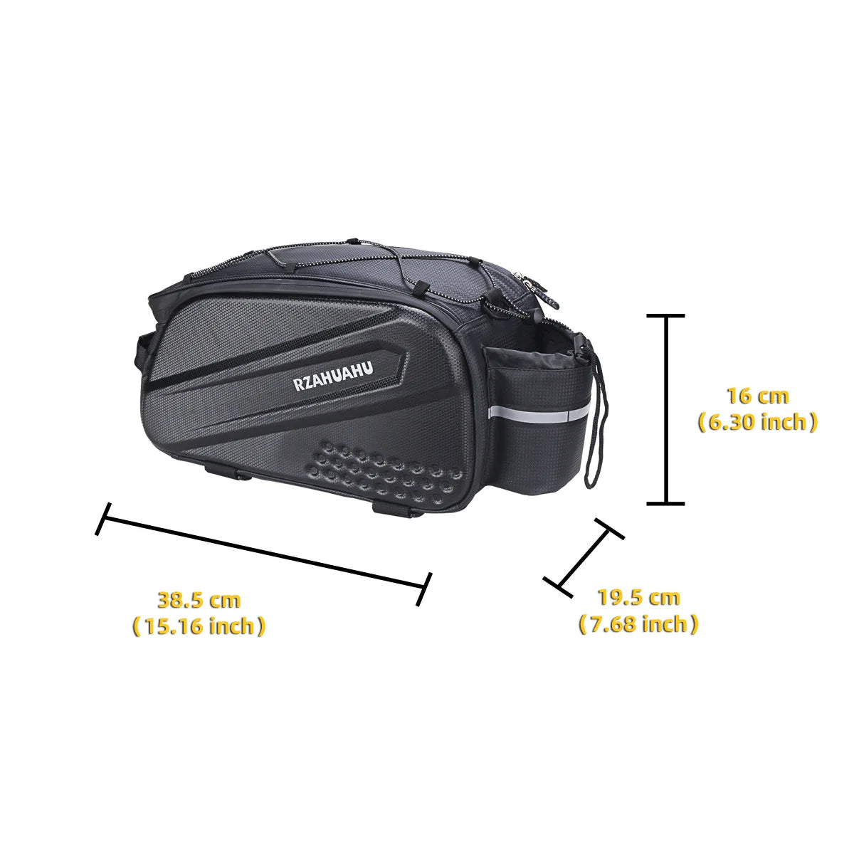 Large Capacity Bike Bag. Rear Rack Bag For Bikes.