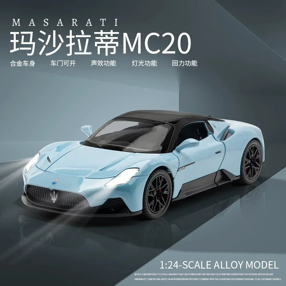 1:24 Maserati MC20 sports car Diecast Model