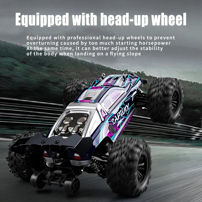 RC Car With LED Light Professional 4WD 2.4G. ZWN KF18 1:14 Brushless