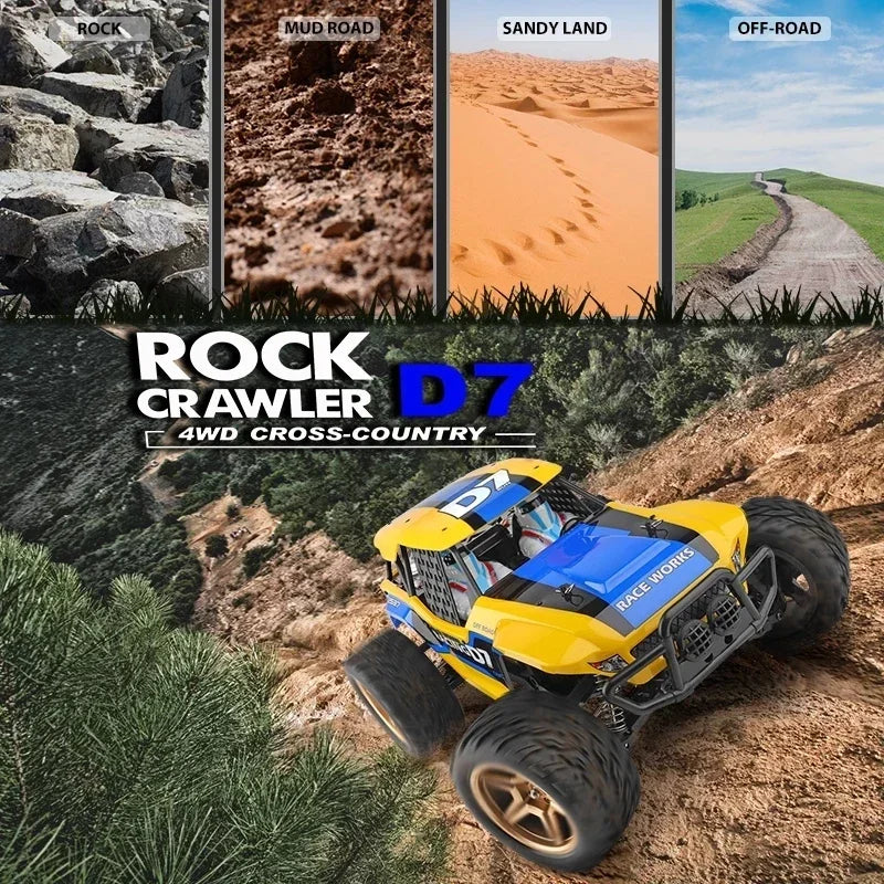 Rock Crawler RC Cars 4WD Electric High Speed Car Off-Road Vehicle