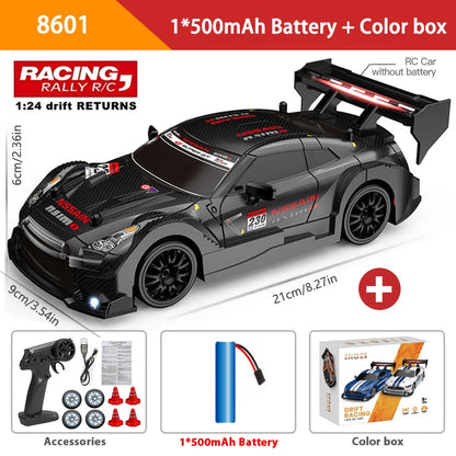 💚 1:24 High Speed RC Drift Cars 4WD Remote Control 💚