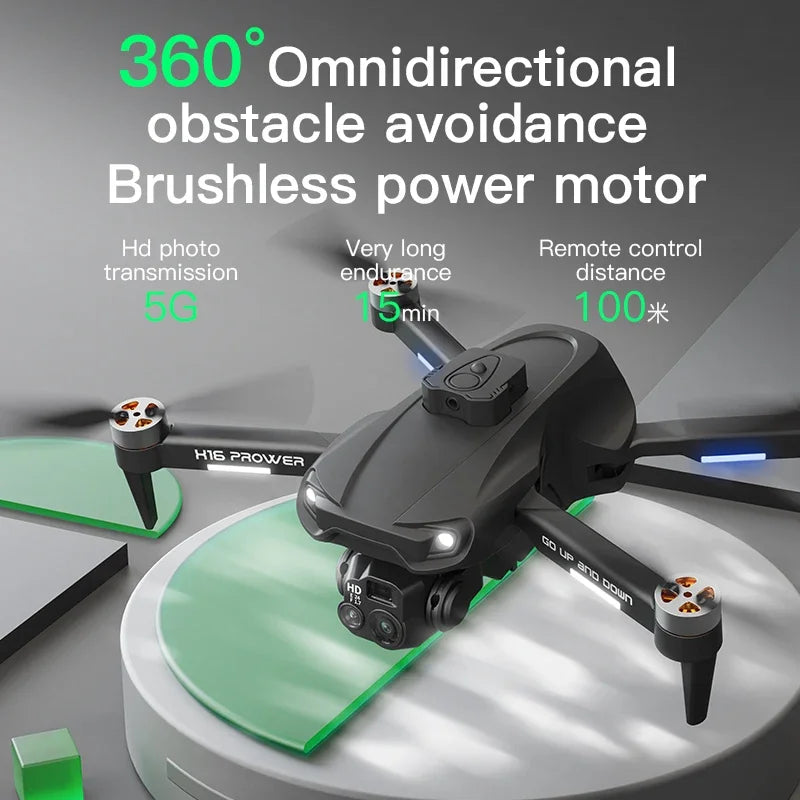 Camera Drone H16 4K 6K 8K HD Optical Flow-Obstacle Avoidance 15 Mins Flight*