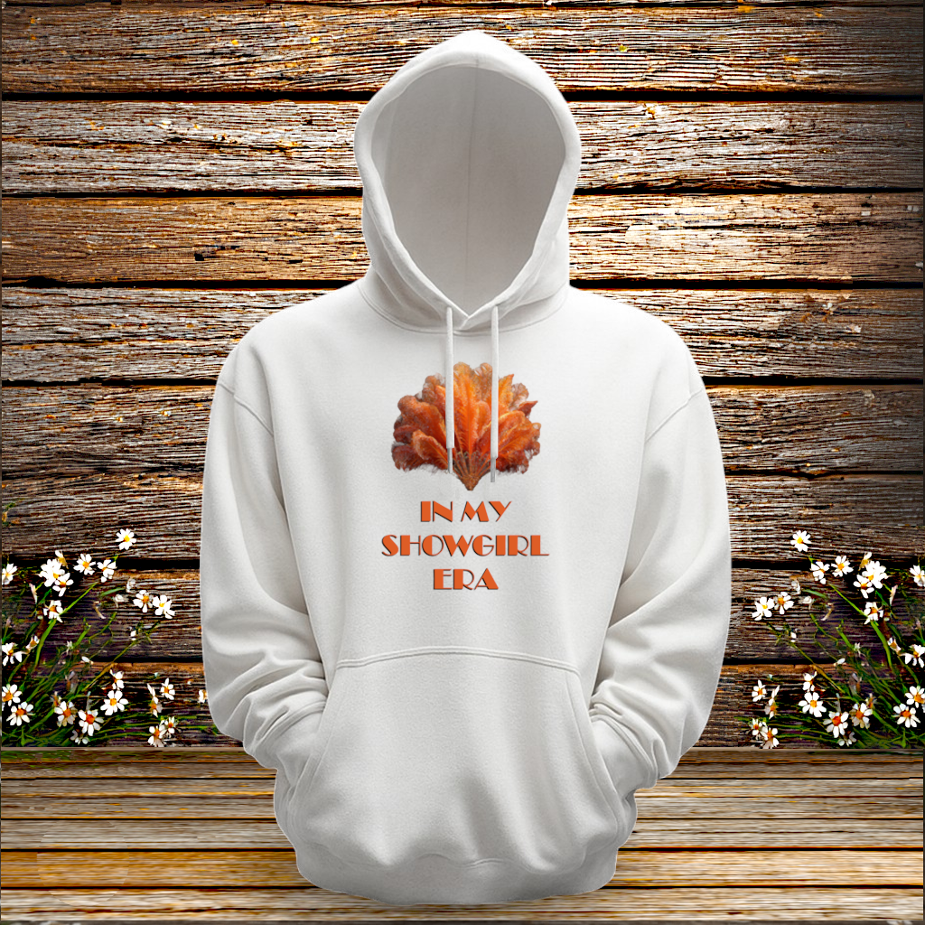 Pullover Hoodie + Showgirl Era + Feathers