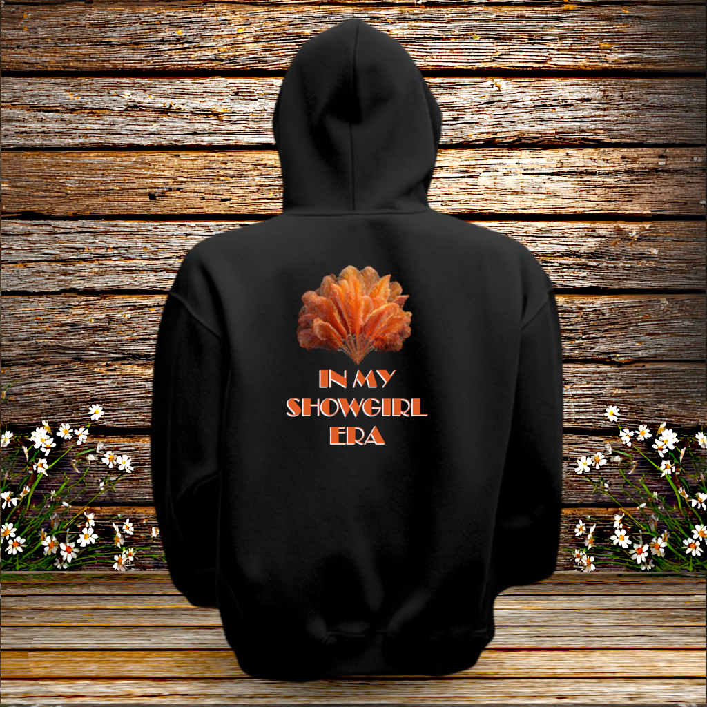 Pullover Hoodie + Front + Back + Just A Girl