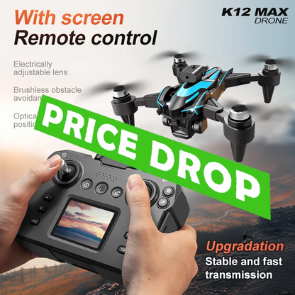 💚 Camera Drone New K12 MAX 8K Three Camera WiFi FPV 💚