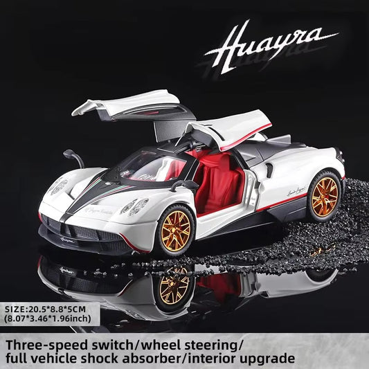 1:24 Pagani Huayra BC Supercar Alloy Diecast Metal Sound ＆ Lights