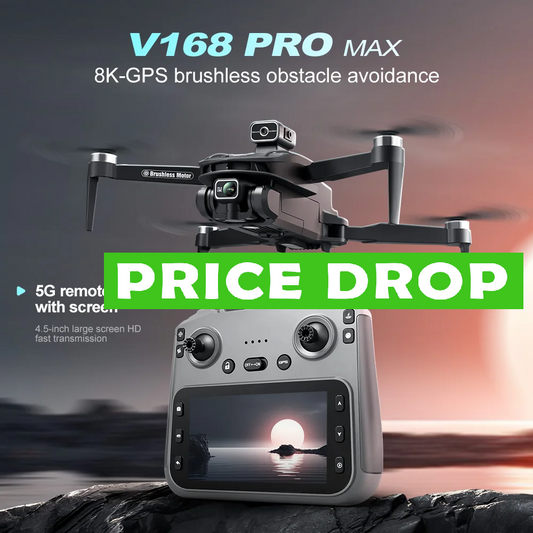 💚V168 MAX 2025 Screen Remote 5G Transmission GPS 8K Pro Camera💚